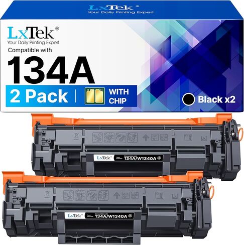 خرطوشة حبر سوداء 134A W1340A متوافقة مع خرطوشة الحبر HP 134A 134X W1340A W1340X تستخدم مع طابعات HP LaserJet 209dw MFP M234dw M234sdw M234sdn (عبوتان 134A) in Kuwait