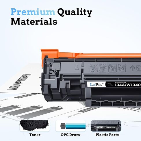 خرطوشة حبر سوداء 134A W1340A متوافقة مع خرطوشة الحبر HP 134A 134X W1340A W1340X تستخدم مع طابعات HP LaserJet 209dw MFP M234dw M234sdw M234sdn (عبوتان 134A) in Kuwait