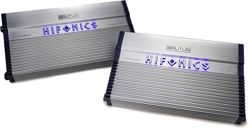 Hifonics BXX1200.4 Brutus 1000 Watt Super Class A/B مضخم صوت للسيارة ذو 4 قنوات مع مجموعة تثبيت كاملة ذات 4 قنوات in Kuwait
