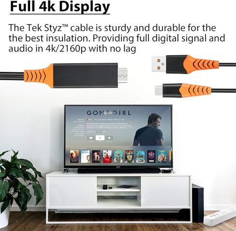 PRO USB Type-C HDMI Compatible with Samsung Galaxy Note 20+ 5G at 8k/4k Plus Power 6ft/1.8M Cable:Full 4k 2160p@60Hz/8k 7680x4320@30Hz Thunderbolt 3/4 in Saudi Arabia