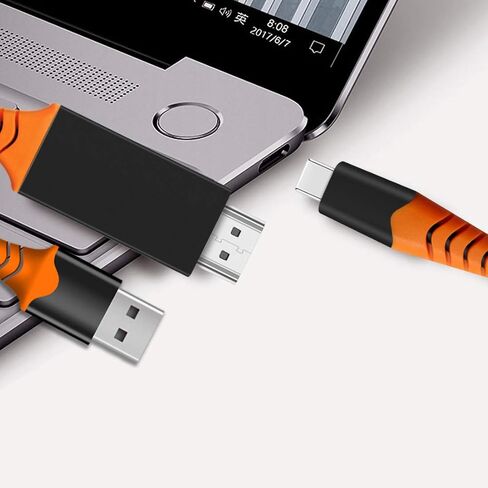 PRO USB Type-C HDMI Compatible with Samsung Galaxy Note 20+ 5G at 8k/4k Plus Power 6ft/1.8M Cable:Full 4k 2160p@60Hz/8k 7680x4320@30Hz Thunderbolt 3/4 in Saudi Arabia
