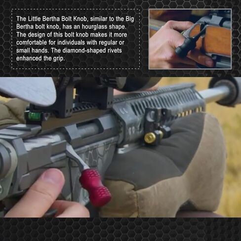 AnarchyOutdoors Little Bertha Bolt Knob for Outdoor Precision Shooters & Hunters Accessories in Saudi Arabia