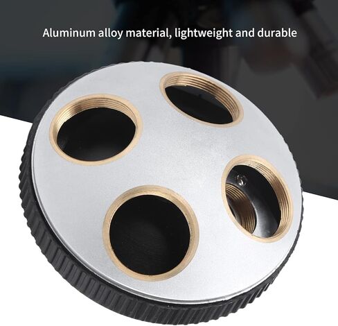 Objective Lens Adapter Microscope 4 Hole Adapter Objective Lens Revolving Nosepiece Converter with RMS Interface in Saudi Arabia