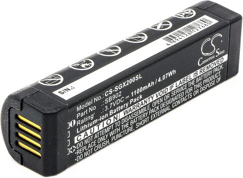 Cameron Sino Battery for SHURE GLX-D Digital Wireless Systems, GLXD1, GLXD2, MXW2 PN:SHURE SB902, SB902A 1100mAh / 4.07Wh in Saudi Arabia