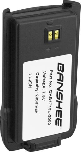 Banshee Replacement for HYT TC-508 Commercial Portable Two Way Radio Battery BL1719 2000mAh in Saudi Arabia