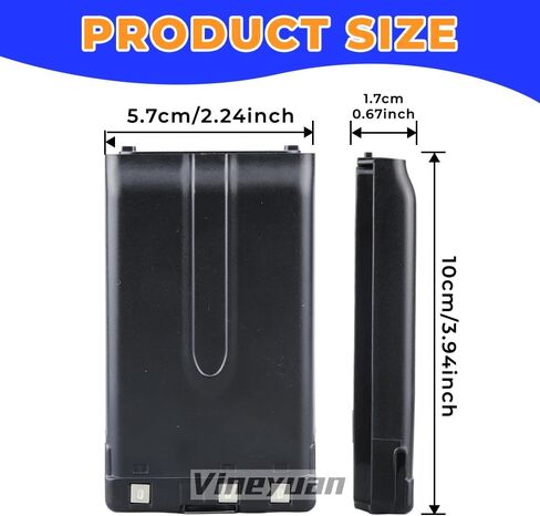 2 Pack KNB-43 PB-43H PB-43N Replacement NI-MH Battery for Kenwood TH-255A TH-K2AT TH-K2E TH-K2ET TH-K4ET Two Way Radio Battery in Saudi Arabia