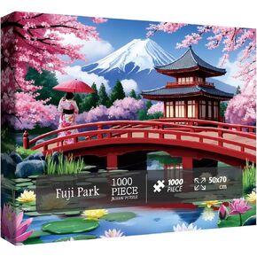 Flower Purple Lavender Puzzle for Adults 1000 Pieces, Hard Landscape Sunset Jigsaw Puzzle, Floral Mountain Tree Puzzle Scenery in Kuwait