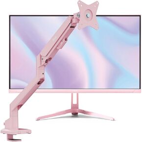 Pixio PX248 Wave Pink 24 بوصة 200 هرتز معدل تحديث FHD 1080 بكسل دقة لوحة IPS سريعة 1 مللي ثانية GTG وقت استجابة شاشة الألعاب وPS1S Wave Pink ذراع شاشة واحدة in Kuwait