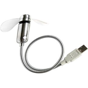 مروحة ساعة USB محمولة مع شاشة عرض LED للوقت، مروحة تبريد صغيرة قابلة لإعادة الشحن للسفر في المكتب المنزلي in Kuwait