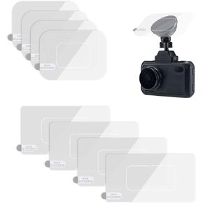 8 Pcs Windshield Electrostatic Sticker, Windshield Sticker Static Cling Window Films Electrostatic Protection Film Clear Weatherproof Stickers Car Window Stickers for Mounting Dashcam Anti-Scratch in Kuwait