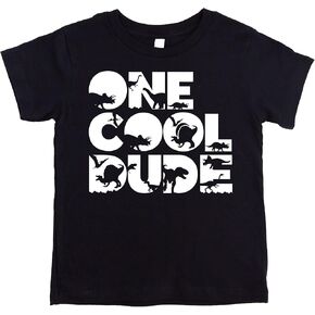 One Cool Dude Dino 1st Birthday Shirt for Baby Boys First Birthday Cake Smash Outfit in Saudi Arabia