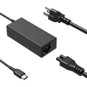 شاحن USB-C بقدرة 45 وات متوافق مع Lenovo IdeaPad/IP/Flex/Slim/Duet 3 5 5G Chromebook CB-11AST05 CB-14IGL05 CB-11IGL05 CB-11M735 Chrome-14M836 14APO6 15IJL6 Duet 3 10IGL5 11IAN8 in Kuwait