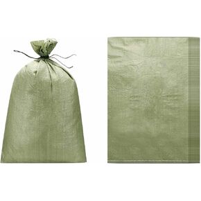 PATIKIL Heavy Duty Sand Bags, (19.7"x29.5", Gray) (10 Pcs), Empty Sandbags Woven Polypropylene Sandbags Sand Bags Suit for - Flooding Weight Construction Earth Bag Homes in Saudi Arabia