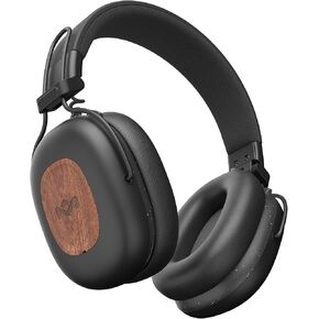 House of Marley Positive Vibration Rebel Wireless ANC Headphones - Over Ear Bluetooth Earphones with Adaptive Noise Cancelling, 130 H Playtime, IPX5, Sustainable Materials (Cream) in Kuwait