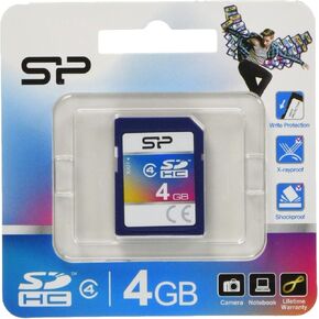 بطاقة ذاكرة Silicon Power 4GB فئة 4 SDHC in Kuwait