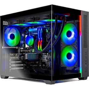 كمبيوتر Skytech Gaming Azure 3 للألعاب، Intel i5 14400F 2.5 جيجا هرتز، NVIDIA RTX 5050 8 جيجا، 1 تيرابايت NVMe SSD، 16 جيجا DDR5 RAM 6000، 650 وات Gold PSU، Wi-Fi، Win 11، سطح المكتب in Kuwait