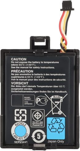 T40JJ 70K80 Battery for RAID H710 H730 H810 H830 M620 R320 R420 Controller 3.7V 1.8Wh with Plastic Bracket in Saudi Arabia