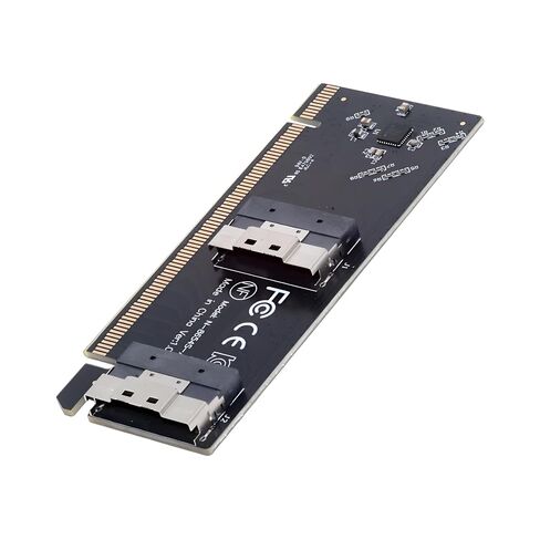 NFHK 74Pin Dual Slimline SFF-8654 Low Profile to PCIE4.0 PCIE 16X Express 3.0 Raid Card VROC Raid0 Hyper محول in Kuwait