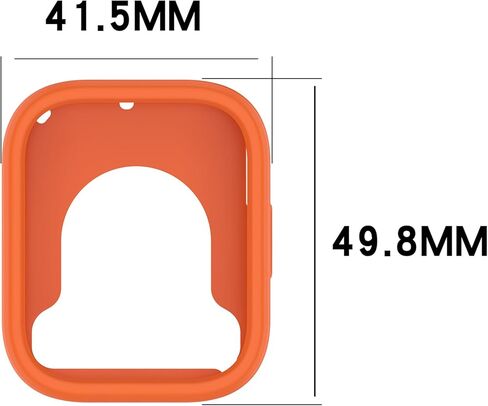 Disscool Case Cover Compatible with Redmi Watch 5 Lite Soft Anti Drop Silicone Replacement Protective Cases Watch Accessories(Black) in Saudi Arabia