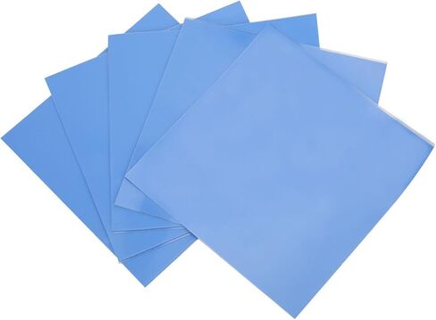 Silicone Thermal Pad, 5Pcs 100x100x0.5mm CPU GPU Heat Conduction Sheet in Saudi Arabia