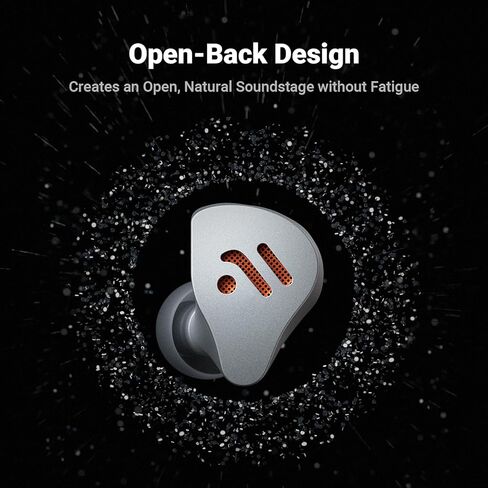 سماعات أذن Fosi Audio IM4 IEM مفتوحة الظهر، سماعات أذن سلكية داخل الأذن، محرك ديناميكي فردي مقاس 10 مم، IEMs لعشاق الصوت والألعاب والاستوديو، كابلات قابلة للفصل مقاس 3.5 مم ثنائية 0.78 مم، مغناطيس مزدوج N52 in Kuwait