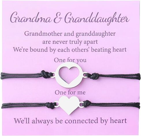 Grandma Aunt Mothers Day Gifts for Auntie Grandmother Granddaughter Bracelet for Aunt and Niece Matching Braclet Gift in Saudi Arabia