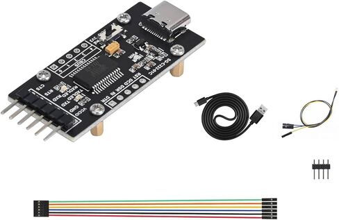 محول FT232RL USB إلى UART، لوحة محول تسلسلي من النوع C - ثابت 3.3 فولت/5 فولت TTL، التوصيل والتشغيل لنظام التشغيل Windows/Linux/MAC in Kuwait