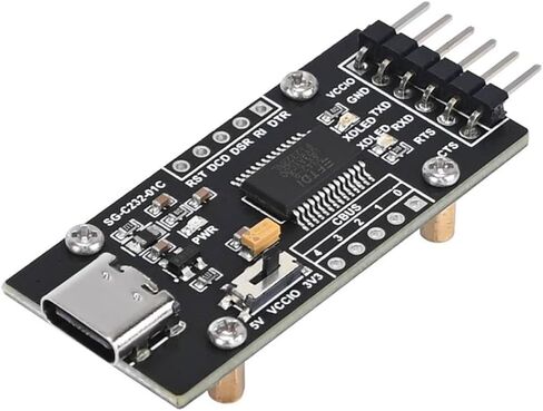 محول FT232RL USB إلى UART، لوحة محول تسلسلي من النوع C - ثابت 3.3 فولت/5 فولت TTL، التوصيل والتشغيل لنظام التشغيل Windows/Linux/MAC in Kuwait
