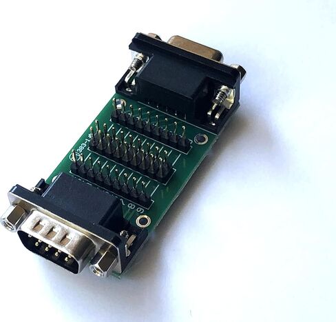 RS232 Breakout Board / DB9 Serial Port Adapter / 9-Pin M+F Connectors in Saudi Arabia