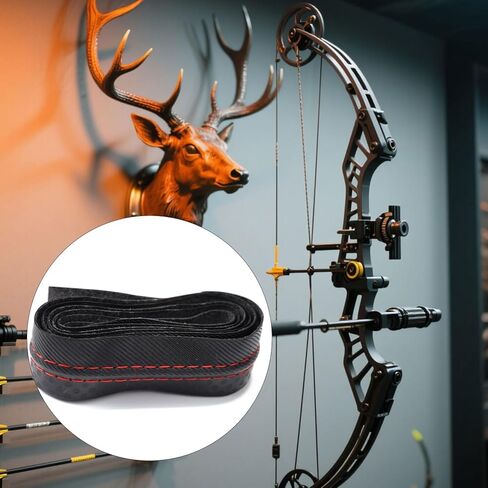 شريط قبضة الرماية ذاتي الالتصاق، مقبض القوس المركب غير القابل للانزلاق، شريط Fde متين من البولي يوريثان للصيد وملحقات سهام للصيد في الهواء الطلق (أسود) in Kuwait