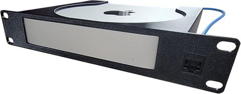 10-Inch Rack Mount for Apple Mac mini M2 M1 2011-2023 1U, Front Network Port with Keystone and Cable Included (Black) in Saudi Arabia