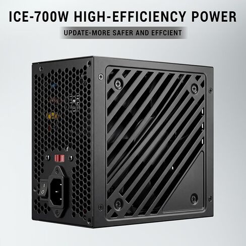 مزود طاقة ATX مع مروحة مقاس 120 مم يتم التحكم فيها حراريًا تلقائيًا، ومفتاح PFC 115/230 فولت، وجميع وسائل الحماية.PSU 700 وات in Saudi Arabia