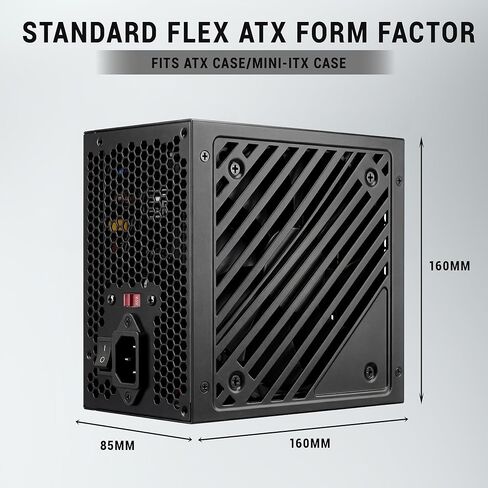 مزود طاقة ATX مع مروحة مقاس 120 مم يتم التحكم فيها حراريًا تلقائيًا، ومفتاح PFC 115/230 فولت، وجميع وسائل الحماية.PSU 700 وات in Saudi Arabia