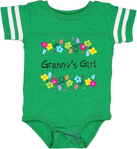 inktastic Grannys Girl- Bright Flowers Baby Bodysuit in Saudi Arabia