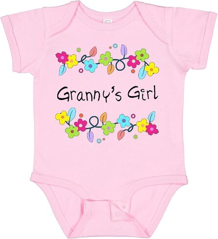 inktastic Grannys Girl- Bright Flowers Baby Bodysuit in Saudi Arabia
