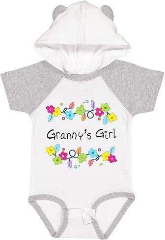 inktastic Grannys Girl- Bright Flowers Baby Bodysuit in Saudi Arabia
