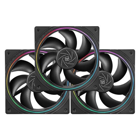TL-S12 X3 CPU Fan 120mm Case Cooler Fan, 4pin PWM Silent Computer Fan Under 23.2dB(A) for Case CPU Liquid Cooler and CPU Air Cooler, Quiet CPU PC Fan in Saudi Arabia