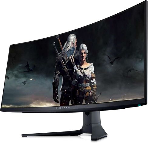 شاشة الألعاب Dell Alienware 34 المنحنية QD-OLED - 34.18 بوصة WQHD (3440x1440) 21:9-165 هرتز - 0.1 مللي ثانية GTG - 1800R - DCI-P3 99.3% - sRGB 149% - AMD FreeSync Premium Pro - شاشة VESA AdaptiveSync - in Saudi Arabia