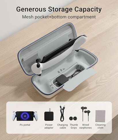 حقيبة حمل Syntech متوافقة مع Playstation Portal، حقيبة حمل صلبة متوافقة مع Meta Quest 3/Oculus Quest 2/Vision Pro in Kuwait