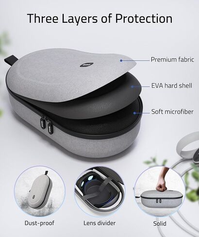 حقيبة حمل Syntech متوافقة مع Playstation Portal، حقيبة حمل صلبة متوافقة مع Meta Quest 3/Oculus Quest 2/Vision Pro in Kuwait