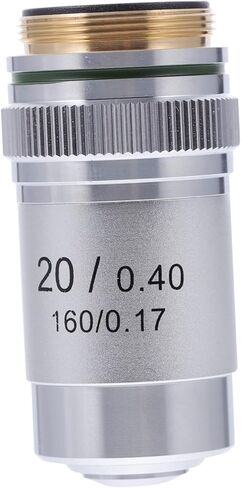Microscope Objective Lens Professional Increase Contrast Lens for Laboratory Use Polished Aberration Observation Compatible Standard Microscopes in Saudi Arabia