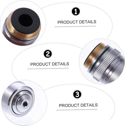 Microscope Objective Lens Professional Increase Contrast Lens for Laboratory Use Polished Aberration Observation Compatible Standard Microscopes in Saudi Arabia