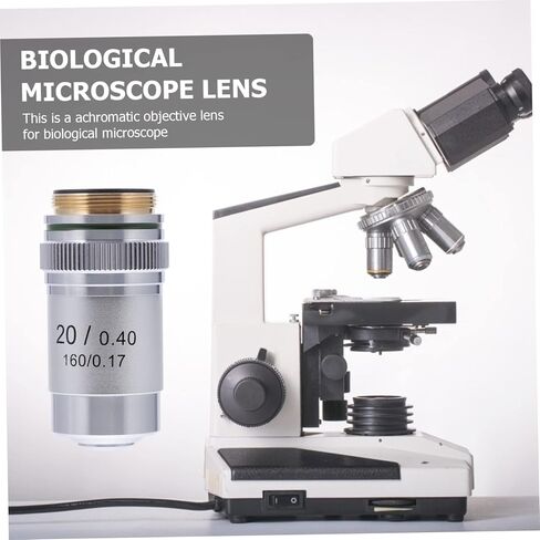 Microscope Objective Lens Professional Increase Contrast Lens for Laboratory Use Polished Aberration Observation Compatible Standard Microscopes in Saudi Arabia