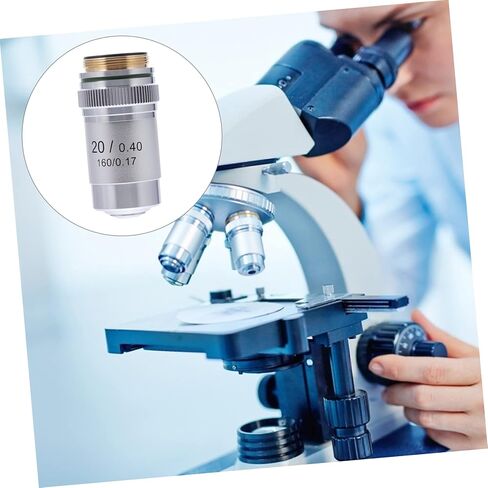 Microscope Objective Lens Professional Increase Contrast Lens for Laboratory Use Polished Aberration Observation Compatible Standard Microscopes in Saudi Arabia