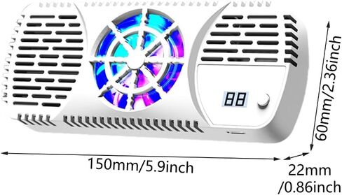 Laptop Radiator Semiconductor Refrigeration Computer Cooling Fan Game Cooling Pad in Saudi Arabia