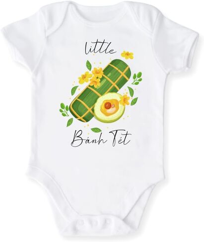 Little Banh Tet Vietnnamesse Baby Bodysuit, Kids & Toddler T-Shirt – Lunar New Year Outfit Tet Vietnam in Saudi Arabia