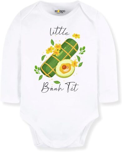 Little Banh Tet Vietnnamesse Baby Bodysuit, Kids & Toddler T-Shirt – Lunar New Year Outfit Tet Vietnam in Saudi Arabia
