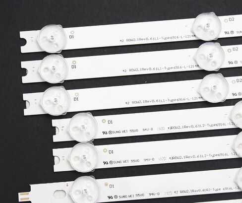 شرائط إضاءة خلفية LED جديدة من BestParts لـ LG 42 بوصة TV Row2.1 42LN5400 42LN5300 LC420DUE 6916L-1385A in Saudi Arabia