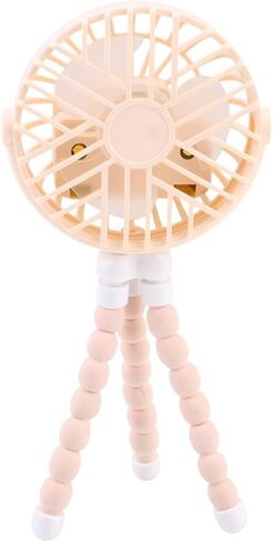 Octopus USB Fan Small Mini Desk Fan Portable USB Cooling round Yellow Design for Home Office Travel Use in Saudi Arabia