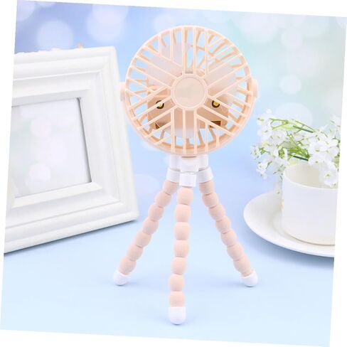 Octopus USB Fan Small Mini Desk Fan Portable USB Cooling round Yellow Design for Home Office Travel Use in Saudi Arabia